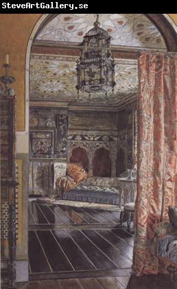 Alma-Tadema, Sir Lawrence Anna Alma-Tadema,The Drauwing Room at Toumshend House (mk23)